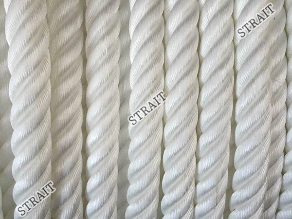 High strength round wire PP (polypropylene) cable - three strands white High strength round wire PP (polypropylene) cable - three strands white